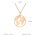 Damen Halskette Halsketten Weltkarte Globus Welt Symbol Rosegold Gold Silber Schwarz