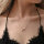 Damen Halskette Namenskette mit Buchstaben (A-Z) Herz Geschenk Damenhalskette
