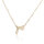 Damen Halskette Namenskette mit Buchstaben (A-Z) Herz Geschenk Damenhalskette Gold I
