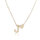 Damen Halskette Namenskette mit Buchstaben (A-Z) Herz Geschenk Damenhalskette Gold J