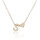 Damen Halskette Namenskette mit Buchstaben (A-Z) Herz Geschenk Damenhalskette Gold S