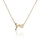 Damen Halskette Namenskette mit Buchstaben (A-Z) Herz Geschenk Damenhalskette Gold Y