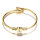 Armband Armreif Vergoldet Buchstabe (A-Z) Gold G
