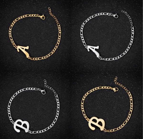DSquared² Armband mit Buchstabenanhänger in Mettallic Damen Schmuck Armbänder 